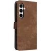 Phonesta Vintage Skin Book Wallet Case hoesje voor Samsung Galaxy A35 - Bruin 7