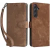 Phonesta Vintage Skin Book Wallet Case hoesje voor Samsung Galaxy A55 - Bruin