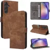 Phonesta Vintage Skin Book Wallet Case hoesje voor Samsung Galaxy A55 - Bruin 7