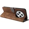 Phonesta Vintage Skin Book Wallet Case hoesje voor Xiaomi Redmi 14C / Xiaomi Poco C75 - Bruin 4