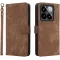 Phonesta Vintage Skin Book Wallet Case hoesje voor Xiaomi 14T Pro - Bruin