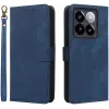 Phonesta Vintage Skin Book Wallet Case hoesje voor Xiaomi 14T Pro - Zwart