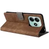 Phonesta Vintage Skin Book Wallet Case hoesje voor Xiaomi Redmi Note 14 5G - Bruin 4