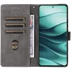 Phonesta Vintage Skin Book Wallet Case hoesje voor Xiaomi Redmi Note 14 5G - Zwart 2