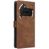 Phonesta Vintage Skin Book Wallet Case hoesje voor Nothing Phone (3a) - Bruin 8