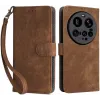 Phonesta Vintage Skin Book Wallet Case hoesje voor Xiaomi 15 Ultra - Bruin