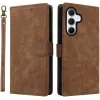 Phonesta Vintage Skin Book Wallet Case hoesje voor Samsung Galaxy A36 - Bruin