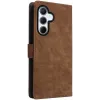 Phonesta Vintage Skin Book Wallet Case hoesje voor Samsung Galaxy A36 - Bruin 8