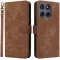 Phonesta Vintage Skin Book Wallet Case hoesje voor Motorola Edge 60 / Edge 60 Fusion - Bruin