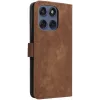 Phonesta Vintage Skin Book Wallet Case hoesje voor Motorola Edge 60 / Edge 60 Fusion - Bruin 8