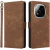 Phonesta Vintage Skin Book Wallet Case hoesje voor Xiaomi Redmi Note 14 Pro 4G - Bruin