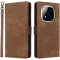 Phonesta Vintage Skin Book Wallet Case hoesje voor Xiaomi Redmi Note 14 Pro 4G - Bruin