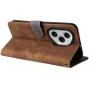 Phonesta Vintage Skin Book Wallet Case hoesje voor HONOR 400 Pro - Bruin 5