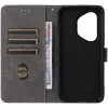 Phonesta Vintage Skin Book Wallet Case hoesje voor HONOR 400 Pro - Zwart 3