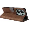 Phonesta Vintage Skin Book Wallet Case hoesje voor Xiaomi Redmi Note 14S/13 Pro / Xiaomi Poco M6 Pro - Bruin 4