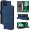 Phonesta Vintage Skin Book Wallet Case hoesje voor HMD Pulse/Pulse Plus/Pulse Pro - Blauw 6