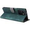 Phonesta Vintage Skin Book Wallet Case hoesje voor HMD Skyline - Groen 4