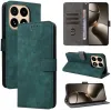 Phonesta Vintage Skin Book Wallet Case hoesje voor Xiaomi 15T - Groen 9