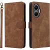 Phonesta Vintage Skin Book Wallet Case hoesje voor Xiaomi Poco F7 - Bruin