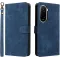 Phonesta Vintage Skin Book Wallet Case hoesje voor Xiaomi Poco M7 - Blauw
