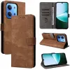 Phonesta Vintage Skin Book Wallet Case hoesje voor Xiaomi Redmi 15C / Xiaomi Poco C85 - Bruin 9