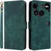 Phonesta Vintage Skin Book Wallet Case hoesje voor Nothing Phone (3) - Groen