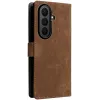Phonesta Vintage Skin Book Wallet Case hoesje voor Samsung Galaxy Z Fold 7 - Bruin 9