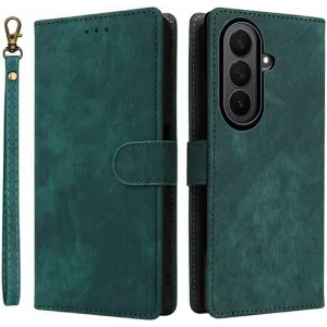 Phonesta Vintage Skin Book Wallet Case hoesje voor Samsung Galaxy Z Fold 7 - Groen