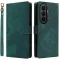 Phonesta Vintage Skin Book Wallet Case hoesje voor Samsung Galaxy Z Fold 7 - Groen