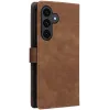 Phonesta Vintage Skin Book Wallet Case hoesje voor Samsung Galaxy S25 FE - Bruin 8