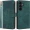 Phonesta Vintage Skin Book Wallet Case hoesje voor Samsung Galaxy S25 FE - Groen