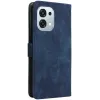 Phonesta Vintage Skin Book Wallet Case hoesje voor Oppo A6 Pro - Blauw 6