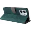 Phonesta Vintage Skin Book Wallet Case hoesje voor Oppo A6 Pro - Groen 3