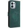 Phonesta Vintage Skin Book Wallet Case hoesje voor Oppo A6 Pro - Groen 6