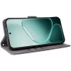 Phonesta Vintage Skin Book Wallet Case hoesje voor Oppo A6 Pro - Paars 2