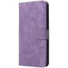 Phonesta Vintage Skin Book Wallet Case hoesje voor Oppo A6 Pro - Paars 5