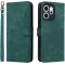 Phonesta Vintage Skin Book Wallet Case hoesje voor Oppo Reno14 F/FS - Groen