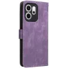 Phonesta Vintage Skin Book Wallet Case hoesje voor Oppo Reno14 F/FS - Paars 7