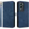 Phonesta Vintage Skin Book Wallet Case hoesje voor Oppo A5/A5m - Blauw