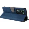 Phonesta Vintage Skin Book Wallet Case hoesje voor Oppo A5/A5m - Blauw 3