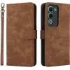 Phonesta Vintage Skin Book Wallet Case hoesje voor Oppo A5/A5m - Bruin