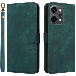 Phonesta Vintage Skin Book Wallet Case hoesje voor Oppo Reno14 - Groen