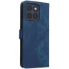 Phonesta Vintage Skin Book Wallet Case hoesje voor Motorola Edge 70 - Blauw 8