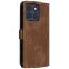 Phonesta Vintage Skin Book Wallet Case hoesje voor Motorola Edge 70 - Bruin 8