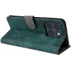 Phonesta Vintage Skin Book Wallet Case hoesje voor Motorola Edge 70 - Groen 5