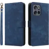 Phonesta Vintage Skin Book Wallet Case hoesje voor Motorola Edge 60 Neo/Edge 50 Neo / ThinkPhone 25 - Blauw
