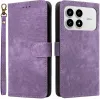 Phonesta Vintage Skin Book Wallet Case hoesje voor Xiaomi Poco F8 Pro - Paars