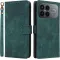 Phonesta Vintage Skin Book Wallet Case hoesje voor Xiaomi Poco F8 Ultra - Groen