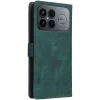 Phonesta Vintage Skin Book Wallet Case hoesje voor Xiaomi Poco F8 Ultra - Groen 8