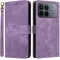 Phonesta Vintage Skin Book Wallet Case hoesje voor Xiaomi Poco F8 Ultra - Paars